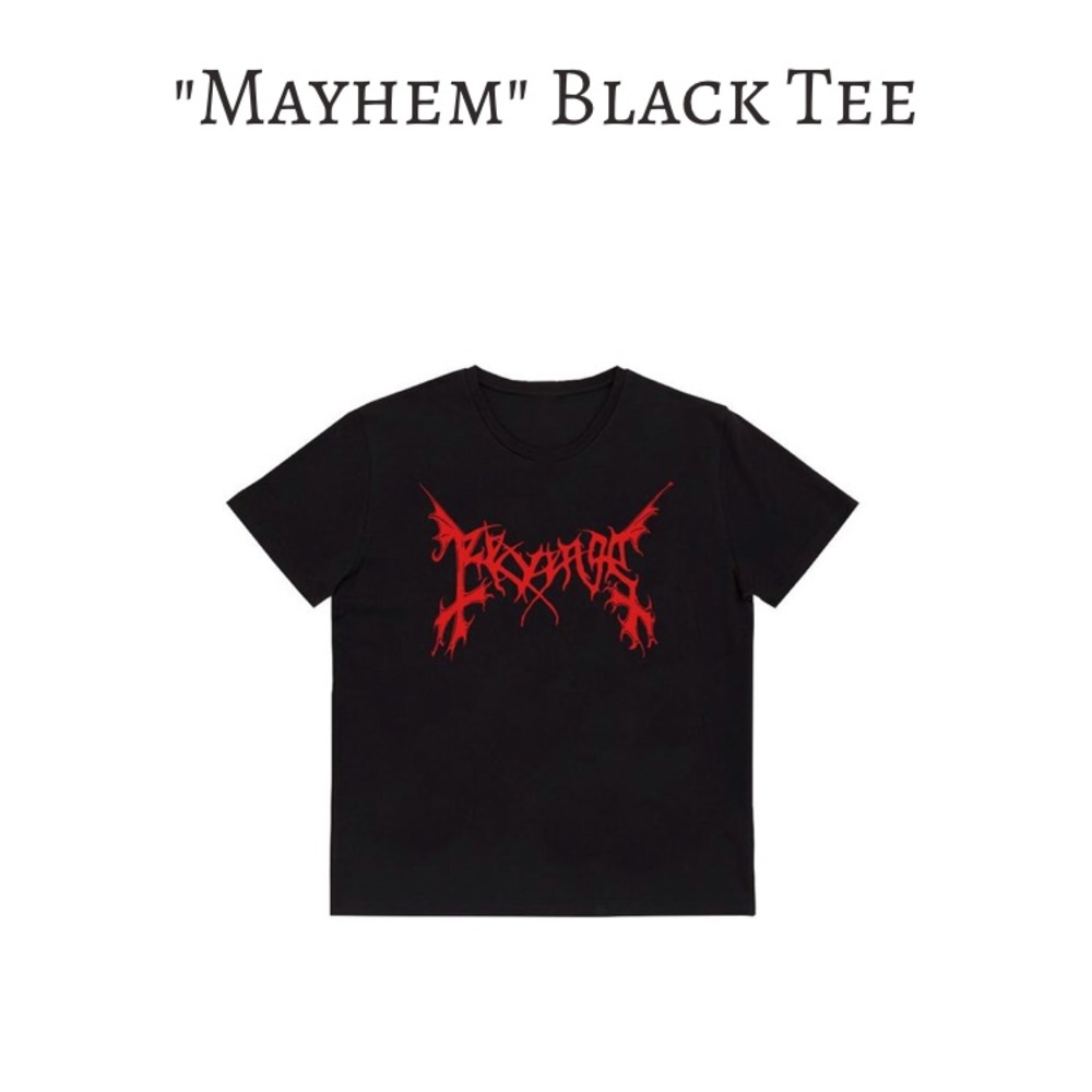 Revenge mayhem black tee